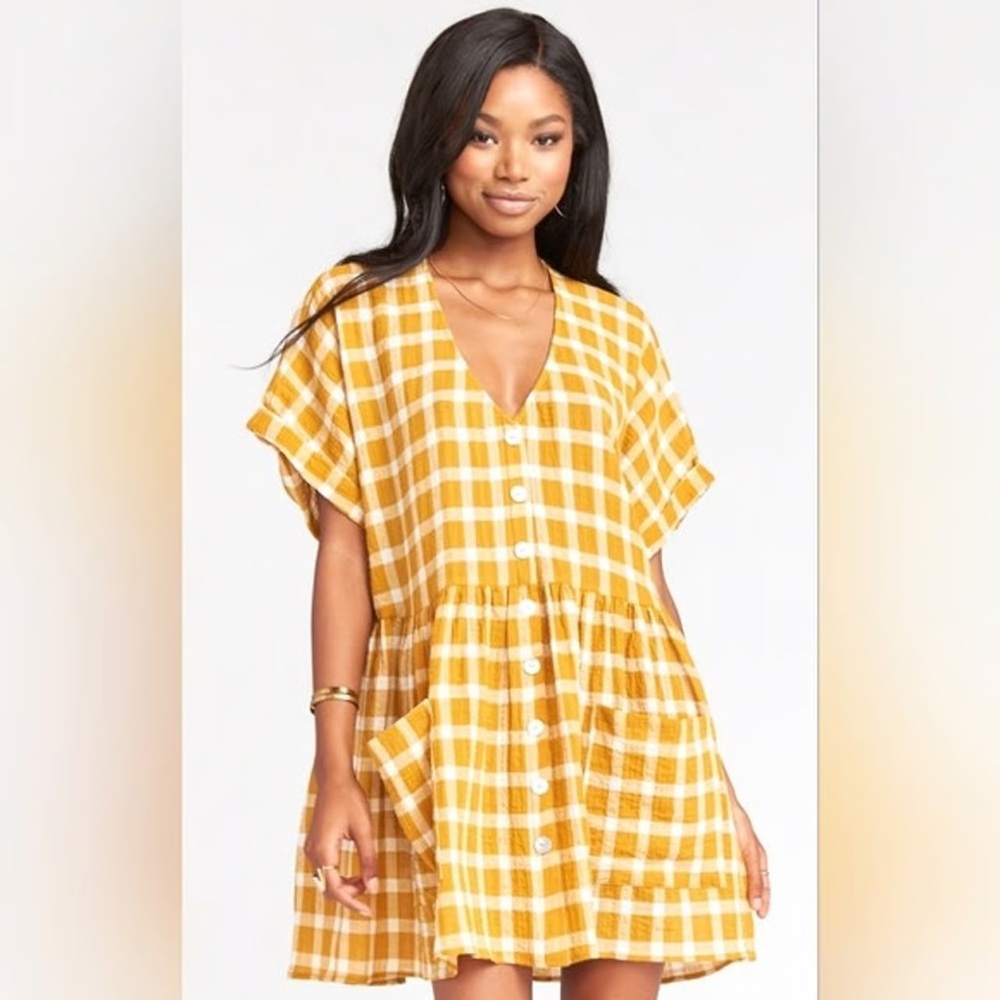 Show Me Your MuMu Odessa Plaid Mini Dress